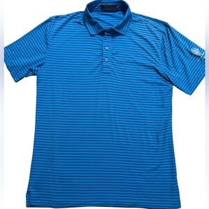 G/Fore Men’s Royal Blue Golf Polo with Trump National Logo